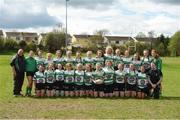 22 April 2018; The Naas squad before the 18s Bowl match between Ardee-Boyne and Naas at Navan RFC in Meath. Photo by Matt Browne/Sportsfile