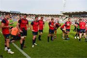 22 April 2018; Munster players including Conor Murray, Billy Holland, JJ Hanrahan, Stephen Archer, Ian Keatley, Simon Zebo, Rory Scannell, Rhys Marshall, and Dave Kilcoyne after the European Rugby Champions Cup semi-final match between Racing 92 and Munster Rugby at the Stade Chaban-Delmas in Bordeaux, France. Photo by Diarmuid Greene/Sportsfile