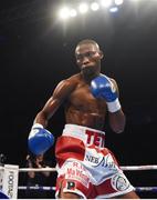 21 April 2018; Zolani Tete during his WBO Bantamweight Championship bout against Omar Andres Narvaez at the Boxing in SSE Arena Belfast event in Belfast. Photo by David Fitzgerald/Sportsfile
