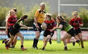 22 April 2018; Niamh Hickey of Tullamore in action against PortDara  during the 18s Plate match between PortDara and Tullamore at Navan RFC in Meath. Photo by Matt Browne/Sportsfile