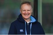 21 April 2018; Ireland head coach Joe Schmidt looks on prior to the European Rugby Champions Cup Semi-Final match between Leinster Rugby and Scarlets at the Aviva Stadium in Dublin. Photo by Brendan Moran/Sportsfile