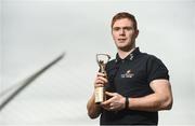 22 April 2018; Tipperary hurler Jason Forde confirmed as the PwC GAA/GPA Player of the Month for April. Pictured is Jason after being presented with his PwC GAA/GPA Player of the Month Award at a reception in PwC Offices, Dublin. Photo by David Fitzgerald/Sportsfile