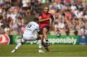 22 April 2018; Simon Zebo of Munster in action against Virimi Vakatawa of Racing 92 during the European Rugby Champions Cup semi-final match between Racing 92 and Munster Rugby at the Stade Chaban-Delmas in Bordeaux, France. Photo by Diarmuid Greene/Sportsfile