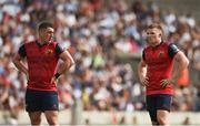 22 April 2018; Ian Keatley and Andrew Conway of Munster during the European Rugby Champions Cup semi-final match between Racing 92 and Munster Rugby at the Stade Chaban-Delmas in Bordeaux, France. Photo by Diarmuid Greene/Sportsfile