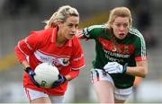 22 April 2018; Orla Finn of Cork during the Lidl Ladies Football National League Division 1 semi-final match between Cork and Mayo at St Brendan's Park in Birr, Offaly. Photo by Ramsey Cardy/Sportsfile