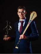 25 April 2018; AIB present Cuala’s Sean Moran with the 2017/2018 AIB GAA Club Hurler of the Year award. AIB and The GAA honoured 30 players on Saturday evening at the inaugural AIB GAA Club Player Football and Hurling Teams of the Year. The awards ceremony was the first of its kind in the club championship to recognise the top performing club players and to celebrate their hard work, commitment and individual achievements at a national level. For exclusive content and to see why AIB are backing Club and County follow us @AIB_GAA on Twitter, Instagram, Snapchat, Facebook and AIB.ie/GAA. Photo by Eóin Noonan/Sportsfile