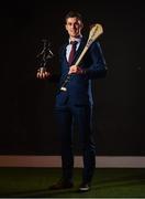 25 April 2018; AIB present Cuala’s Sean Moran with the 2017/2018 AIB GAA Club Hurler of the Year award. AIB and The GAA honoured 30 players on Saturday evening at the inaugural AIB GAA Club Player Football and Hurling Teams of the Year. The awards ceremony was the first of its kind in the club championship to recognise the top performing club players and to celebrate their hard work, commitment and individual achievements at a national level. For exclusive content and to see why AIB are backing Club and County follow us @AIB_GAA on Twitter, Instagram, Snapchat, Facebook and AIB.ie/GAA. Photo by Eóin Noonan/Sportsfile