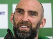 24 April 2018; John Muldoon during a Connacht Rugby press conference at the Sportsground in Galway. Photo by Eóin Noonan/Sportsfile