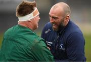 24 April 2018; John Muldoon and Tom McCartney during Connacht Rugby squad training at the Sportsground in Galway. Photo by Eóin Noonan/Sportsfile