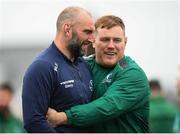 24 April 2018; John Muldoon, left, and Conor Carey during Connacht Rugby squad training at the Sportsground in Galway. Photo by Eóin Noonan/Sportsfile