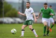 24 April 2018; Anthony Mcalavey of Ireland - College & Universities in action during the College & Universities Friendly match between Irish Defence Forces and Ireland at Collins Barracks in Cork. Photo by Harry Murphy/Sportsfile