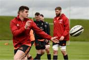 24 April 2018; Ronan O'Mahony during Munster Rugby squad training at the University of Limerick in Limerick. Photo by Diarmuid Greene/Sportsfile