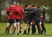 24 April 2018; Munster players during Munster Rugby squad training at the University of Limerick in Limerick. Photo by Diarmuid Greene/Sportsfile