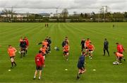 24 April 2018; A general view of Munster Rugby squad training at the University of Limerick in Limerick. Photo by Diarmuid Greene/Sportsfile