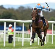 24 April 2018; Un De Sceaux, with Patrick Mullins up, on their way to winning The BoyleSports Champion Steeplechase at Punchestown Racecourse in Naas, Co. Kildare. Photo by Matt Browne/Sportsfile