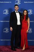 24 April 2018; On arrival at the Leinster Rugby Awards Ball are Diarmuid Brennan and Maria McCole. The Awards, taking place at the InterContinental Dublin and MC’d by Darragh Maloney, were a celebration of the 2017/18 Leinster Rugby season to date and over the course of the evening Leinster Rugby acknowledged the contributions of retirees Isa Nacewa, Richardt Strauss and Jamie Heaslip as well as presenting Leinster Rugby caps to departees Jordi Murphy, Cathal Marsh and Peadar Timmins. Former Leinster and Ireland player Paul McNaughton was inducted into the Guinness Hall of Fame. Some of the other Award winners on the night included; Blackrock College (Deep River Rock School of the Year), Hugh Woodhouse, Mullingar RFC (Beauchamps Contribution to Leinster Rugby Award), MU Barnhall RFC (CityJet Senior Club of the Year), Gorey Community School (Irish Independent Development School of the Year Award), Wicklow RFC (Bank of Ireland Junior Club of the Year) and Nora Stapleton (Energia Women’s Rugby Award). Photo by Ramsey Cardy/Sportsfile