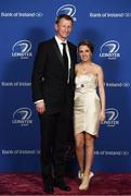 24 April 2018; On arrival at the Leinster Rugby Awards Ball are Head coach Leo Cullen and his wife Dairine Kennedy. The Awards, taking place at the InterContinental Dublin and MC’d by Darragh Maloney, were a celebration of the 2017/18 Leinster Rugby season to date and over the course of the evening Leinster Rugby acknowledged the contributions of retirees Isa Nacewa, Richardt Strauss and Jamie Heaslip as well as presenting Leinster Rugby caps to departees Jordi Murphy, Cathal Marsh and Peadar Timmins. Former Leinster and Ireland player Paul McNaughton was inducted into the Guinness Hall of Fame. Some of the other Award winners on the night included; Blackrock College (Deep River Rock School of the Year), Hugh Woodhouse, Mullingar RFC (Beauchamps Contribution to Leinster Rugby Award), MU Barnhall RFC (CityJet Senior Club of the Year), Gorey Community School (Irish Independent Development School of the Year Award), Wicklow RFC (Bank of Ireland Junior Club of the Year) and Nora Stapleton (Energia Women’s Rugby Award). Photo by Ramsey Cardy/Sportsfile