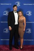 24 April 2018; On arrival at the Leinster Rugby Awards Ball are Max Deegan and Jess Bagnall. The Awards, taking place at the InterContinental Dublin and MC’d by Darragh Maloney, were a celebration of the 2017/18 Leinster Rugby season to date and over the course of the evening Leinster Rugby acknowledged the contributions of retirees Isa Nacewa, Richardt Strauss and Jamie Heaslip as well as presenting Leinster Rugby caps to departees Jordi Murphy, Cathal Marsh and Peadar Timmins. Former Leinster and Ireland player Paul McNaughton was inducted into the Guinness Hall of Fame. Some of the other Award winners on the night included; Blackrock College (Deep River Rock School of the Year), Hugh Woodhouse, Mullingar RFC (Beauchamps Contribution to Leinster Rugby Award), MU Barnhall RFC (CityJet Senior Club of the Year), Gorey Community School (Irish Independent Development School of the Year Award), Wicklow RFC (Bank of Ireland Junior Club of the Year) and Nora Stapleton (Energia Women’s Rugby Award). Photo by Ramsey Cardy/Sportsfile