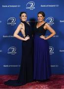 24 April 2018; On arrival at the Leinster Rugby Awards Ball are April McEntee, left, and Lisa McEntee. The Awards, taking place at the InterContinental Dublin and MC’d by Darragh Maloney, were a celebration of the 2017/18 Leinster Rugby season to date and over the course of the evening Leinster Rugby acknowledged the contributions of retirees Isa Nacewa, Richardt Strauss and Jamie Heaslip as well as presenting Leinster Rugby caps to departees Jordi Murphy, Cathal Marsh and Peadar Timmins. Former Leinster and Ireland player Paul McNaughton was inducted into the Guinness Hall of Fame. Some of the other Award winners on the night included; Blackrock College (Deep River Rock School of the Year), Hugh Woodhouse, Mullingar RFC (Beauchamps Contribution to Leinster Rugby Award), MU Barnhall RFC (CityJet Senior Club of the Year), Gorey Community School (Irish Independent Development School of the Year Award), Wicklow RFC (Bank of Ireland Junior Club of the Year) and Nora Stapleton (Energia Women’s Rugby Award). Photo by Ramsey Cardy/Sportsfile