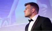 24 April 2018; Leinster Rugby departee Jordi Murphy at the Awards Ball. The Awards, taking place at the InterContinental Dublin and MC’d by Darragh Maloney, were a celebration of the 2017/18 Leinster Rugby season to date and over the course of the evening Leinster Rugby acknowledged the contributions of retirees Isa Nacewa, Richardt Strauss and Jamie Heaslip as well as presenting Leinster Rugby caps to departees Jordi Murphy, Cathal Marsh and Peadar Timmins. Former Leinster and Ireland player Paul McNaughton was inducted into the Guinness Hall of Fame. Some of the other Award winners on the night included; Blackrock College (Deep River Rock School of the Year), Hugh Woodhouse, Mullingar RFC (Beauchamps Contribution to Leinster Rugby Award), MU Barnhall RFC (CityJet Senior Club of the Year), Gorey Community School (Irish Independent Development School of the Year Award), Wicklow RFC (Bank of Ireland Junior Club of the Year) and Nora Stapleton (Energia Women’s Rugby Award). Photo by Ramsey Cardy/Sportsfile