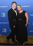 24 April 2018; Barry McHugh and Rebecca Leggett at the awards ball. The Awards, taking place at the InterContinental Dublin and MC’d by Darragh Maloney, were a celebration of the 2017/18 Leinster Rugby season to date and over the course of the evening Leinster Rugby acknowledged the contributions of retirees Isa Nacewa, Richardt Strauss and Jamie Heaslip as well as presenting Leinster Rugby caps to departees Jordi Murphy, Cathal Marsh and Peadar Timmins. Former Leinster and Ireland player Paul McNaughton was inducted into the Guinness Hall of Fame. Some of the other Award winners on the night included; Blackrock College (Deep River Rock School of the Year), Hugh Woodhouse, Mullingar RFC (Beauchamps Contribution to Leinster Rugby Award), MU Barnhall RFC (CityJet Senior Club of the Year), Gorey Community School (Irish Independent Development School of the Year Award), Wicklow RFC (Bank of Ireland Junior Club of the Year) and Nora Stapleton (Energia Women’s Rugby Award). Photo by Ramsey Cardy/Sportsfile