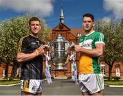 26 April 2018; Eoin Murphy of Kilkenny, left, and David King of Offaly in attendance at the Leinster GAA Senior Hurling Championship 2018 Launch, at McKee Barracks in Cabra, Dublin. Photo by Seb Daly/Sportsfile