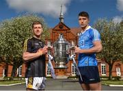 26 April 2018; Eoin Murphy of Kilkenny, left, and Chris Crummy of Dublin in attendance at the Leinster GAA Senior Hurling Championship 2018 Launch, at McKee Barracks in Cabra, Dublin. Photo by Seb Daly/Sportsfile
