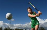 30 April 2018; Ireland U18 hockey player Amy Elliot pictured at the Eugene F Collins & Hockey Ireland sponsorship announcement at UCD in Belfield, Dublin. Photo by David Fitzgerald/Sportsfile
