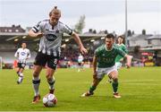 27 April 2018; John Mountney of Dundalk in action against Jimmy Keohane of Cork City during the SSE Airtricity League Premier Division match between Cork City and Dundalk at Turner's Cross, in Cork. Photo by Eóin Noonan/Sportsfile