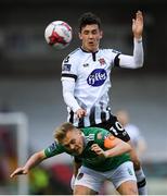 27 April 2018; Jamie McGrath of Dundalk in action against Conor McCormack of Cork City during the SSE Airtricity League Premier Division match between Cork City and Dundalk at Turner's Cross, in Cork. Photo by Eóin Noonan/Sportsfile