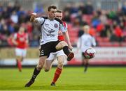 27 April 2018; Ian Morris of Bohemians in action against Conan Byrne of St Patrick's Athletic during the SSE Airtricity League Premier Division match between St Patrick's Athletic and Bohemians at Richmond Park, in Dublin. Photo by Seb Daly/Sportsfile