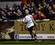 27 April 2018; Keith Ward of Bohemians reacts following his side's second goal during the SSE Airtricity League Premier Division match between St Patrick's Athletic and Bohemians at Richmond Park, in Dublin. Photo by Seb Daly/Sportsfile