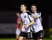 27 April 2018; Keith Buckley, left, and Kevin Devaney of Bohemians following the SSE Airtricity League Premier Division match between St Patrick's Athletic and Bohemians at Richmond Park, in Dublin. Photo by Seb Daly/Sportsfile
