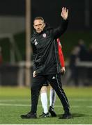 27 April 2018; Derry City manager Kenny Shiels after the SSE Airtricity League Premier Division match between Derry City and Shamrock Rovers at Brandywell Stadium, in Derry. Photo by Oliver McVeigh/Sportsfile