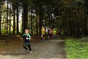 28 April 2018; parkrun participant Will Phelan, age six, from Rathdrum, Co. Wicklow. parkrun Ireland in partnership with Vhi, added their 89th event on Saturday, 28th April, with the introduction of the Avondale Forest parkrun in Rathdrum, Co. Wicklow. parkruns take place over a 5km course weekly, are free to enter and are open to all ages and abilities, providing a fun and safe environment to enjoy exercise. To register for a parkrun near you visit www.parkrun.ie. Photo by Matt Browne/Sportsfile
