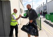 28 April 2018; Connacht captain John Muldoon arrives ahead of the Guinness PRO14 Round 21 match between Connacht and Leinster at the Sportsground in Galway. Photo by Ramsey Cardy/Sportsfile