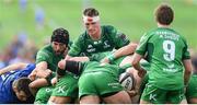 28 April 2018; John Muldoon, left, and Gavin Thornbury of Connacht during the Guinness PRO14 Round 21 match between Connacht and Leinster at the Sportsground in Galway. Photo by Ramsey Cardy/Sportsfile