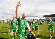 28 April 2018; John Muldoon of Connacht following the Guinness PRO14 Round 21 match between Connacht and Leinster at the Sportsground in Galway. Photo by Ramsey Cardy/Sportsfile