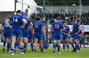 28 April 2018; The Leinster team after conceding their sixth try during the Guinness PRO14 Round 21 match between Connacht and Leinster at the Sportsground in Galway. Photo by Brendan Moran/Sportsfile