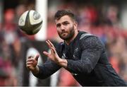 28 April 2018; Jaco Taute of Munster warms up during the Guinness PRO14 Round 21 match between Munster and Ulster at Thomond Park in Limerick. Photo by Diarmuid Greene/Sportsfile