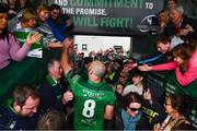 28 April 2018; John Muldoon of Connacht acknowledges supporters following the Guinness PRO14 Round 21 match between Connacht and Leinster at the Sportsground in Galway. Photo by Ramsey Cardy/Sportsfile