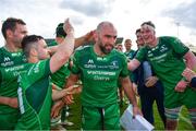 28 April 2018; John Muldoon of Connacht with teammates following the Guinness PRO14 Round 21 match between Connacht and Leinster at the Sportsground in Galway. Photo by Ramsey Cardy/Sportsfile