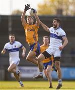 28 April 2018; Jonny Cooper of Na Fianna in action against Lorcan Smyth of St Vincent's during the Dublin County Senior Football Championship Group 2 match between St Vincent's and Na Fianna at Parnell Park in Dublin. Photo by David Fitzgerald/Sportsfile