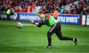 28 April 2018; James Hart of Munster warms up during the Guinness PRO14 Round 21 match between Munster and Ulster at Thomond Park in Limerick. Photo by Tiegan Burke/Sportsfile