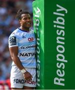 22 April 2018; Teddy Thomas of Racing 92 during the European Rugby Champions Cup semi-final match between Racing 92 and Munster Rugby at the Stade Chaban-Delmas in Bordeaux, France. Photo by Brendan Moran/Sportsfile