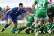 28 April 2018; Jamison Gibson-Park of Leinster during the Guinness PRO14 Round 21 match between Connacht and Leinster at the Sportsground in Galway. Photo by Ramsey Cardy/Sportsfile