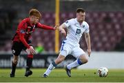 28 April 2018; Tommy McBride of Finn Harps in action against Aodh Dervin of Longford Town during the SSE Airtricity League First Division match between Longford Town and Finn Harps at the City Calling Stadium in Longford. Photo by Harry Murphy/Sportsfile