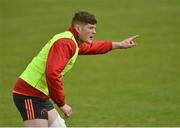 30 April 2018; Jack O’Donoghue during Munster Rugby Squad Training at University of Limerick, Co Limerick. Photo by Piaras Ó Mídheach/Sportsfile