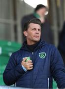 30 April 2018; Republic of Ireland women's head coach Colin Bell prior to the SSE Airtricity League Premier Division match between Shamrock Rovers and Cork City at Tallaght Stadium in Dublin. Photo by Eóin Noonan/Sportsfile