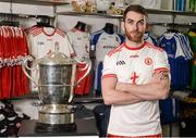 30 April 2018; Ronan McNamee of Tyrone during the launch of the Ulster Senior Football Championship 2018 in Strabane, Co Tyrone. Photo by Oliver McVeigh/Sportsfile